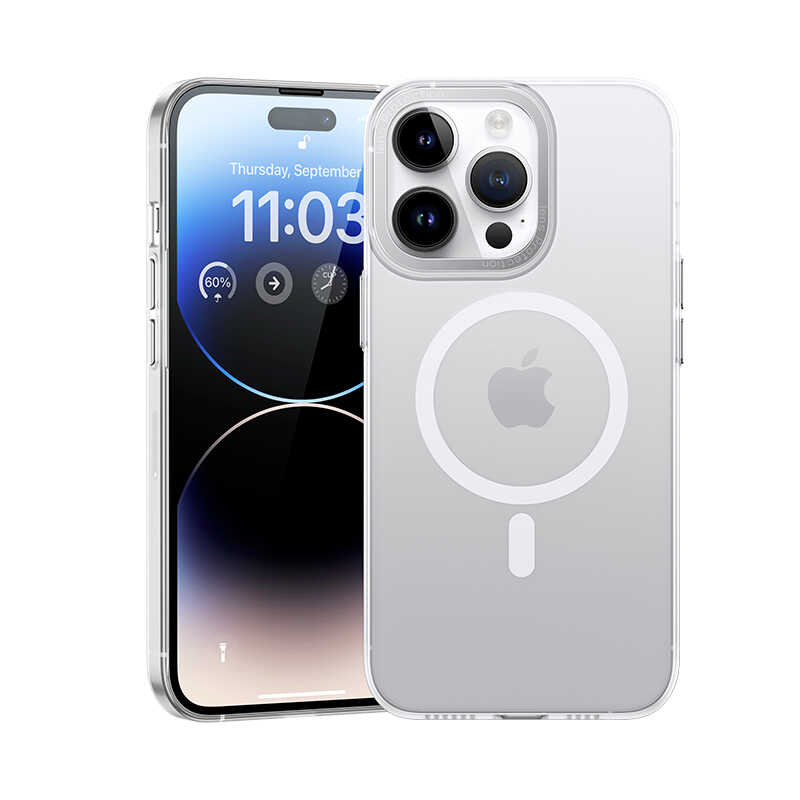 Benks Magnetik Haze iPhone 14 Pro Max Kablosuz Şarj Destekli Telefon Kılıfı - 1 Benks Magnetik Haze iPhone 14 Pro Max Kablosuz Şarj Destekli Telefon Kılıfı - 1